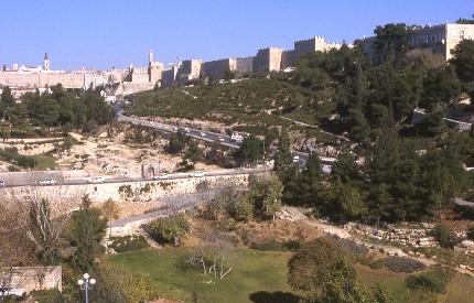 Jérusalem ,vue sur la vielle ville