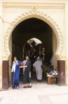 Scène de vie quotidienne, Meknès, Maroc