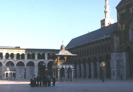 Damas, mosquée des Omeyyades